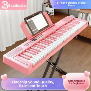 BEETHOSTAR | Foldable Force Key Electronic Keyboard 61 Keys