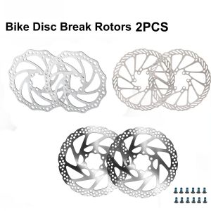 160mm Bike Disc Brake Rotor with 6 Bolts(2PCS)Stainless Steel Bicycle Rotors Fit for MTBRoad Bike & Most Bikes
