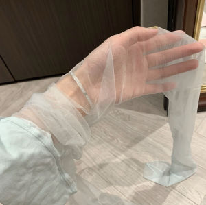 0D Seamless Sun Protection Ultra-Thin Skin Care Socks White Silk Stockings Pink Seamless Crotch Delicate Silky Matte High Waist Invisible