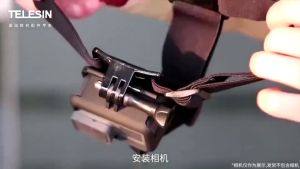 Telesin สายรัดศีรษะสำหรับ for GOPROทุกรุ่นDJI Action 5Pro/4/3Insta360