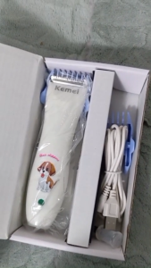 Kemei 1051 Alat Pencukur Bulu Pet Dog Cat Clipper Grooming Shaver KM1051 Cukur Bulu Hewan Peliharaan