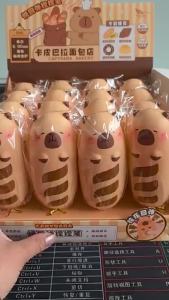 Kawaii Capybara Stress Relieve Gel Pens 0.5mm Squishy Foam Signature Pens Cute Cartoon Roller Pens for School Korean Stationery Office Supplies birthday gift