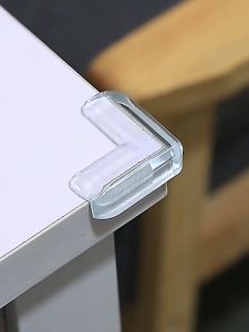 Miếng Silicon Bọc Cạnh Bàn - Bịt Che Góc Nhọn Trong Suốt- Tránh Va Đập Cho Bé Bịt Góc Bàn Bọc Cạnh Bàn Kính