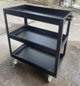 Xe để dụng cụ đồ nghề sửa chữa 3 tầng có bánh xe xoay 360 độ di chuyển tiện lợi dễ dàng