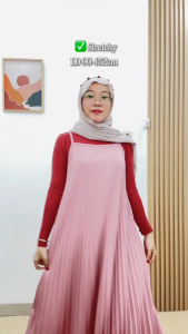 AUVESION Lyla Inner Plisket Dress 6351 | Dress Plisket Inner Dress