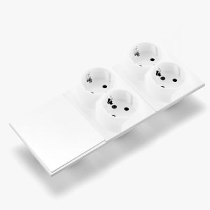 Skin Sensation Power Sockets Button Light Switch Wall Socket Skin Feel Paint Integrated Panel Embedded DIY Combination Embedded