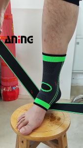 เท้าสายรัดยืดหยุ่นข้อเท้าสนับสนุนรั้งการบีบอัดข้อเท้าแขนผ้าพันแผลป้องกันสนับสนุนกีฬา