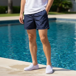 Duralite Jerry Mens lightweight and waterproof non-slip rubber sole breathable shoes (Black and White)