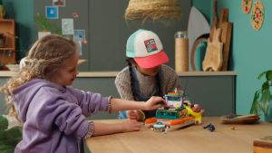 LEGO Friends 41734 Sea Rescue Boat Building Toy Set (717 Pieces)