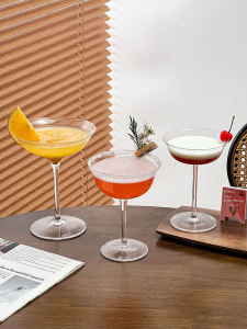 Japanese Style Kimura High Leg Cocktail Cup, Wide Mouth Matini Wine Glass, Slightly Tipsy Wine Glass, and Women's Special Wine Glass