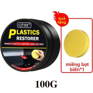 Chất Phục Hồi Nhựa Ô Tô Làm Bóng Khôi Phục Màu Đen Đánh Bóng Tự Động Chất Làm Mới Da & Cao Su Chống Bụi Làm Sạch Ngoại Thất Lớp Phủ Sửa Chữa