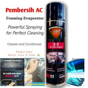 Pembersih AC Mobil & Penghilang Bau Apek Jumbo 500 ml