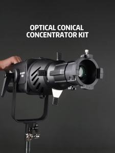 Bowens Mount Optical Snoot Projector with 19° 36° Lens 30 Gobos & Filters for Studio LED Flash Light