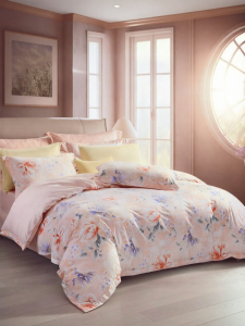 FUANNA (富安娜) | 100% Cotton Thick Flannel 4-Piece Bedding Set