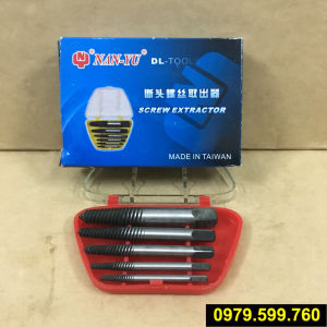 Bộ nhổ ốc gãy 5 chi tiết mũi ren ngược