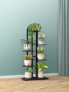 Flower Rack Iron Art Multi Layer Livingroom Balcony Functional Storage Rack Indoor Plant Placement Rack Shelving Rak Bunga Berbilang Lapisan 铁艺花架花盆