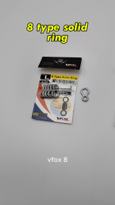 VFOX 8 TYPE SOLID RING Fishing Stainless Steel Solid Ring Memancing Heavy Duty Fishing Accessories