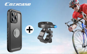 Cozycase Waterproof Case for iPhone 15 14 13 12 11 Pro Max Plus Full Sealed Diving Swimming Shockproof Water Proof Cover