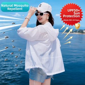 MANWUJINGLING | Sunproof Breathable Insect-resistant Fashion Thin White Jacket