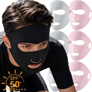Breathable Face Mask UPF 50+ Four Way Stretch Nylon Balaclava UV Protection for Running Cycling Hiking Outdoor Gear Colors