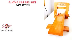 MÁY CẮT XÀ PHÒNG BẰNG GỖ LOẠI 1 DÂY - DỤNG CỤ CẮT XÀ PHÒNG CHO KHUÔN 1KG2 - BÀN CẮT XÀ PHÒNG THỦ CÔNG CHUYÊN NGHIỆP