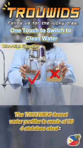 TROUWIDS Faucet Water Purifier Kitchen 7 Layer Tap Water Filter Physical Filter