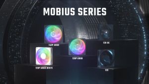 Cooler Master MOBIUS 120P ARGB PC Case Fan - Black/White