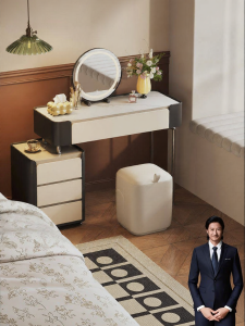 Modern Makeup Vanity Dressing Table With Cabinet