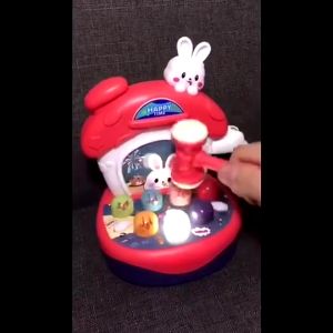 Mainan Melatih Fokus Musik & Lampu Whack A Mole Game Anak