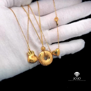 DCTT01 Dây chuyền kèm mặt titan bền màu cao cấp  JOJO