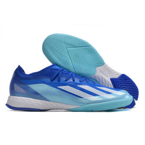 Xiaolei Football Shoes X Series Indoor Flat Bottom IC Tendon Sole Youth Training Shoes Lightweight Breathable Shock Absorber