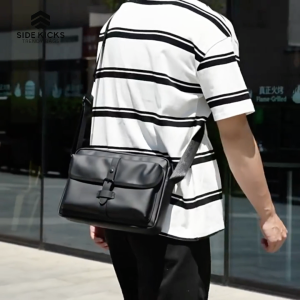 SIDE KICKS Bolton Crossbody Bag Waterproof PU Casual Men Woman Beg Sandang Kalis Air 大容量防水行李包