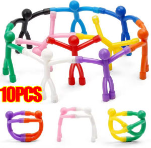 กระดานไวท์บอร์ดสติ๊กเกอร์แม่เหล็กติดตู้เย็นของเล่นแม่เหล็กรูปคนแม่เหล็กติดตู้เย็นมีสีสันยืดหยุ่นได้ตกแต่งสำนักงานเป็นของขวัญสำหรับเด็ก