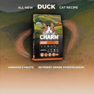 CHARM Farm-Raised DUCK Cat Food 1.5kg