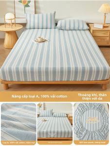 Deesse | Bảo Vệ Nệm 100% Cotton Cho Mùa Hè Ngủ Trơn Bao Đệm