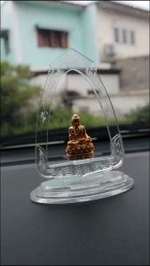 กระจาย ลายสวยๆ วางพระ งานอะคริลิค ที่วางพระ ซูมพระหน้า