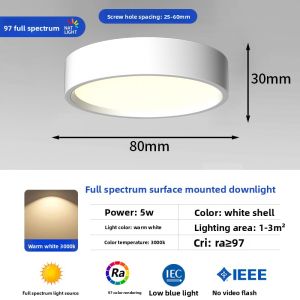 ADDLON | Ultra Thin Circular LED Ceiling Light