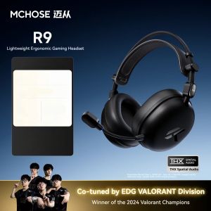 MCHOSE | Mchose R9 Wireless Gaming Headset Lightweight Four Mode Bluetooth Headphone With Mic For Computer Game