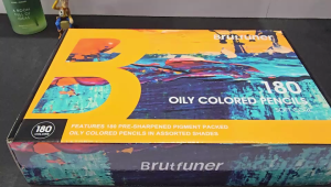 Angelohut X Brutfuner 72 / 120 / 180 Colors Professional Wood soft lead 3.8 mm Oil Colored Pencils Set For Drawing Sketch School Art Supplies