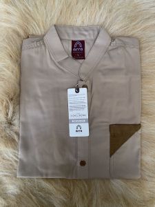 Baju Koko Kemeja Pakistan Kasual Muslim Laki Laki Lengan Pendek Alfaruq Putih