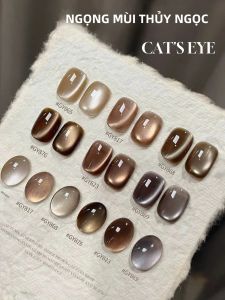 Bộ Sơn Móng Tay Mùa Thu 15ml - Màu Đen Sô Cô La Nâu Hổ Phách Mắt Mèo Làm Khô Bằng Đèn UV LED Quà Tặng Ngày Lễ Dành Cho Nữ Dụng Cụ Trang Trí Móng Tay Hàng Ngày 1-6 Món