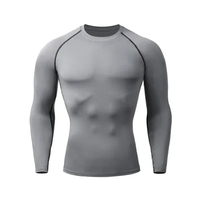 Nam Nhanh Khô Chạy Bộ Áo Sơ Mi Rashguard Tập Gym Thể Hình Mùa Xuân Đi Biển Lướt Sóng Thể Thao Thể Thao Chạy Tập Luyện Top Tee Unisex