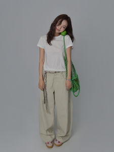 Summer Bamboo Cotton Short Sleeve T-Shirt Womens Soft Lightweight Comfortable Skin-friendly Straight Cut Basic Solid Color