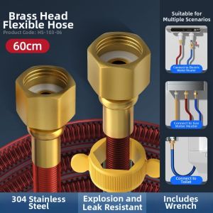 Heat-Resistant High-Pressure 304 Stainless Steel Corrugated Hose 1/2 Inch