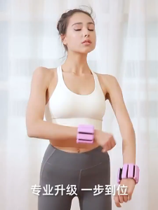 1 2 4 pounds/pair Weighted Bangle Wrist and Ankle Weights Adjustable Strength Training