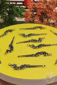 Móc Khóa Trang Trí Lấy Ráy Tai Khắc Hình Rồng Bằng Đồng Thau - Đồ Đồng Thuận Tâm