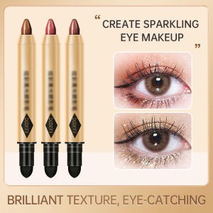 Pensil Perona Mata Penyorot & Penyorot Pensil Kontur Mutiara Berkilauan