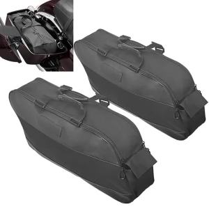 Motorcycle Side Box Inner Bag Luggage Rack Liner Saddlebag For Harley Touring Road King Electra Street Glide Ultra Tour 93-23