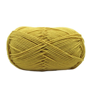 ไหมพรมนมคอตตอน 50 กรัม 4 เส้น สำหรับถักไหมพรม ถักโครเชต์ ทำเสื้อผ้า ผ้าห่ม หมวก ตุ๊กตา อามิกุรุมิ