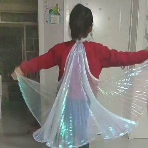 Sayap Malaikat Kecil/Alat Peraga Tari Sayap Malaikat Berkualitas Tinggi/Sayap Tari Perut Malaikat Kecil/Alat Peraga Kostum Tari Malaikat Kecil Anak
